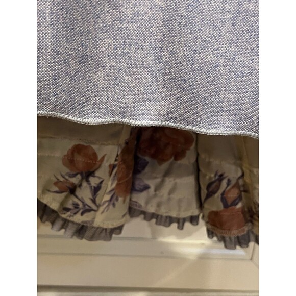 Anthropologie Elevenses Lavender Women’s Knee Length Pleated Back Skirt Size 12 - Picture 3 of 9